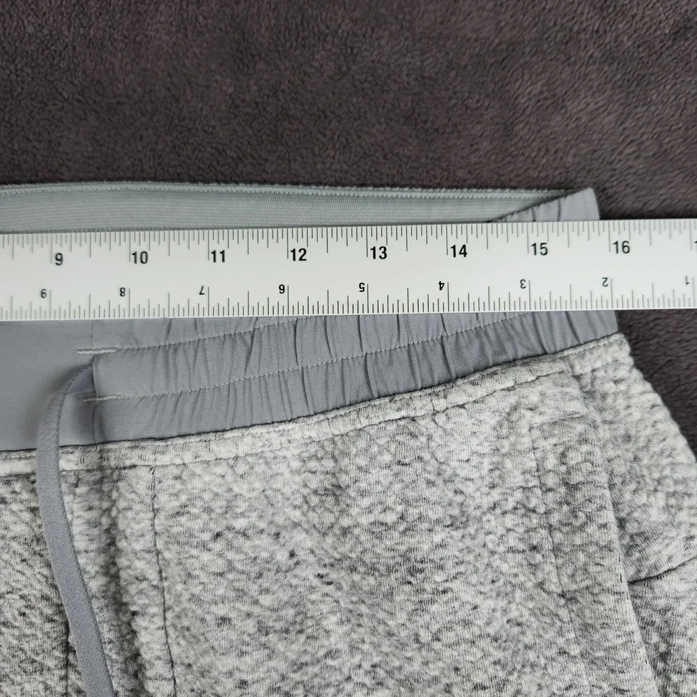 Lululemon At Ease Jogger Mens Large Gray Textured Knit Sweatpants LM5642S